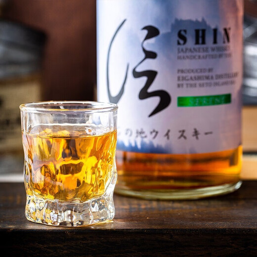 白橡木信【官方行货】日本进口 信威士忌洋酒  明石信调和威士忌 年货送礼 明石信平石威士忌700ml