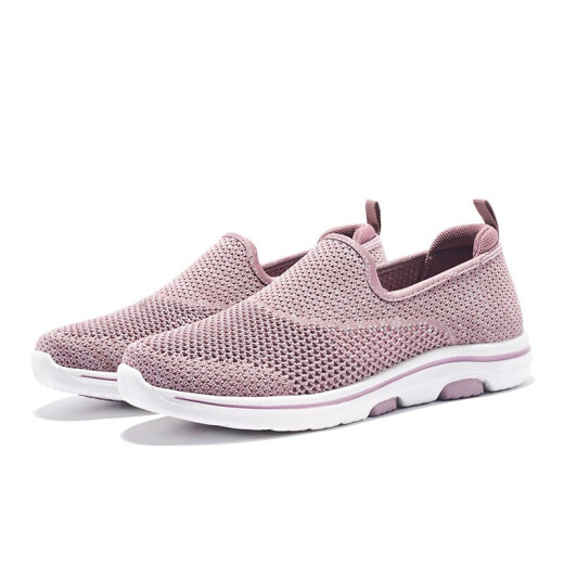 Zapatos casuales de la marca Camel para mujeres zapatos de caminata suave y suave parejas transpirables senderismo zapatos de malla deportiva w11303564 pólvora de raíz de loto 36