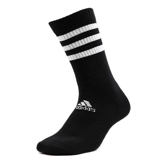 阿迪达斯（adidas）男女袜子2025夏季新款毛巾底吸汗运动休闲袜子潮流高筒袜子 FH6629一双装 L-4346