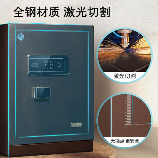 迪堡（Diebold）保险柜家用新国标3S认证防盗远程报警大小型办公指纹密码电子高端系列保箱险全钢材质 80K1Z指纹密码(宽520*深450*高880) 银行级别镀锌保险柜