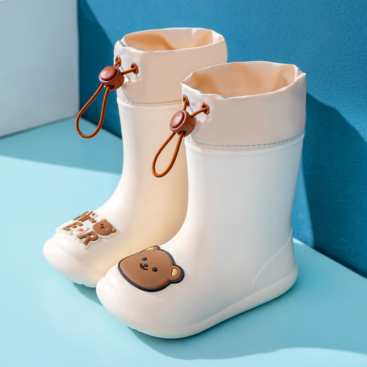 Daddy Pig children's rain boots baby non-slip rain boots boys' water shoes cute kindergarten girls' waterproof shoes for small and medium-sized children 160