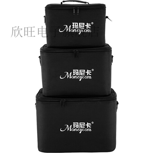 Hairdressing Toolbox Barber Toolbox Barber Special Toolbox Hairdressing Tool Storage Bag Hairstylist Black Bucket Bag Medium Size Can Hold Hair Dryer