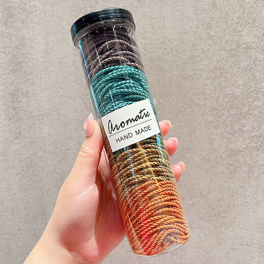 BARY REEF High Elasticity Rubber Band Hairband Women's Rubber Band Hairband Durable 2024 New Style Simple Non-Hurting Leather Hair Cover Small Can 50 Black