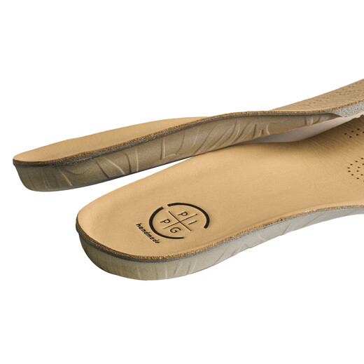 ZKHE适配于PIPG牛皮鞋垫加厚增高减震透气超软耐久舒适不累脚不塌 米色厚款 40码