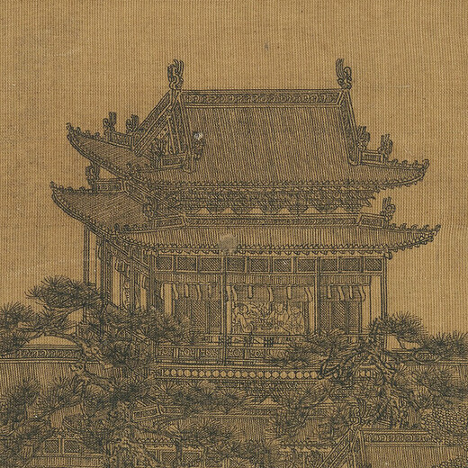 
Yuanxia Yong Yellow Crane Tower Picture Ancient Landscape Scroll Famous Paintings Replica Antique Paintings Decorative Hanging Paintings Yuan Ni Zanjun Stone Ancient Rail 12134 50X66 cm (stained by spray paintings) Mounted milky white vertical scroll (Xuanxiu