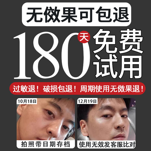 同仁堂a醇眼大袋消除男士去眼大袋眼霜淡化细纹提拉紧致黑大眼圈眼霜