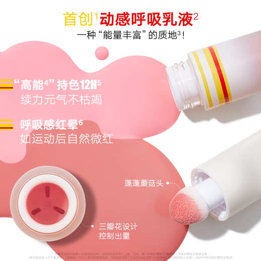 Judydoll Liquid Blush Expands, Shrinks, Long-lasting Color, Clear and Transparent New Year Gift for Girls 06 Rose Bean Paste Powder