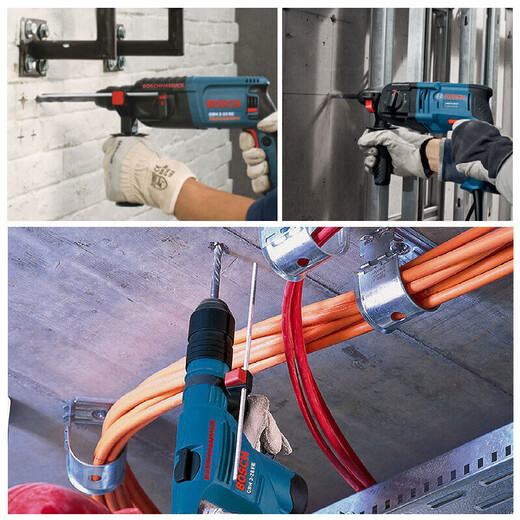 Bosch impact drill bit concrete 4 pits one series round handle electric hammer brick wall drilling extended two pits two slots drill bit accessories 16X400/460mm