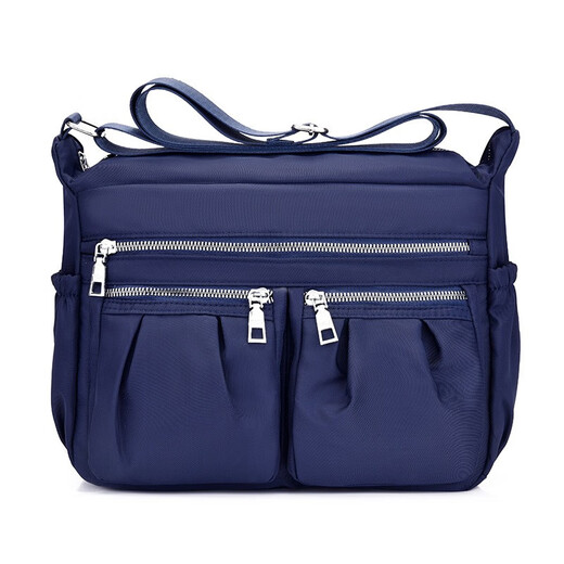 QUEENJOY multi-functional shoulder cross-body bag for women nylon Oxford cloth large capacity middle-aged women's bag mother bag mommy bag red