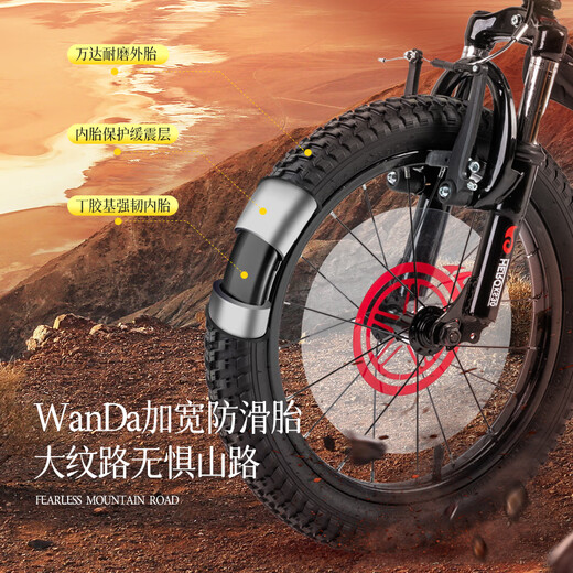 Touareg 2025 Neues Kinderfahrrad 3-6 Jahre alt 14-Zoll