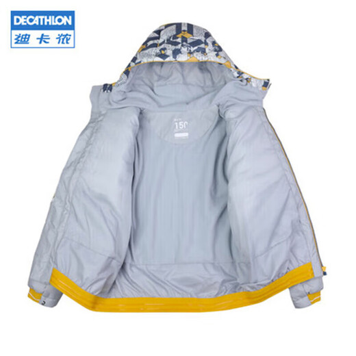 Decathlon children's ski clothing winter waterproof warm cotton clothing children's sports clothing purple 155-4663992