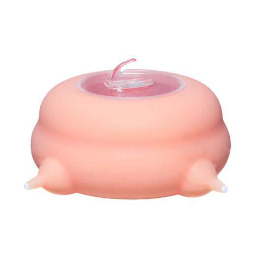 CLCEY kitten automatic feeding device, kitten bionic pacifier breast milk feeding bottle, multi-cat self-service milk drinking milk artifact, four pacifiers 200ml