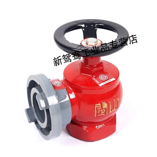 Indoor fire hydrant hose valve SN65 three copper faucet 2.5 inch Fujian mountain plug SNW65 pressure reducing and stabilizing plug