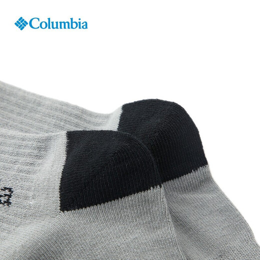Columbia哥伦比亚户外袜春夏男子舒适透气一对装活力休闲运动袜RCS841 090 L