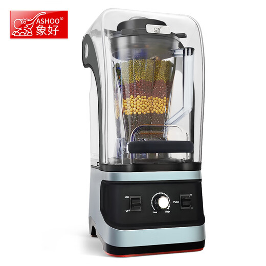 Ascheo (Ascheo) Wandbrecher Handelsschleifer Milk Tea Shop Ice Crusher Smoothie Machine mit Abdeckung frischer Sojamilchmühle reiner Kupfermotor SH-826 mit 3,5-Kapazitäts-Soja-Milchbecher