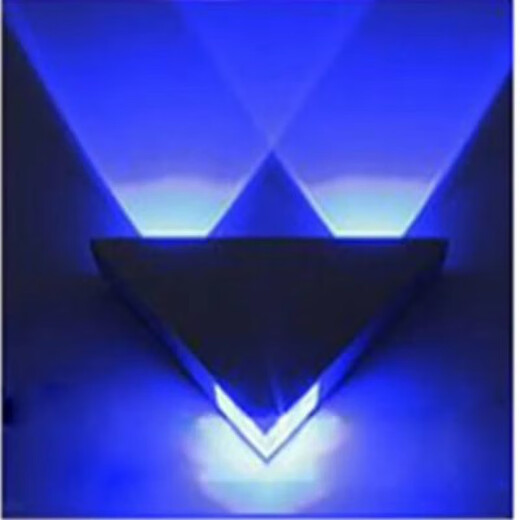 Micro led wall lamp modern simple creative corridor aisle bar club KTV background wall decoration colorful color-changing light 3W blue light