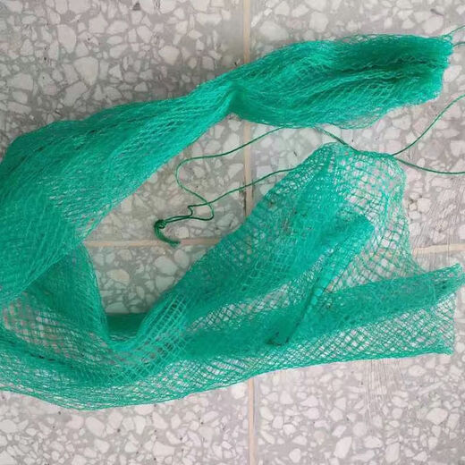 Baichao 1.5m steel circle ground fish protection net fish protection net dense eye quick-drying folding net bag fish bag fish bag fishing gear actual length 1.4 meters