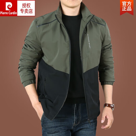 Pier Cardin Marke High-End-Herrenkleidung, Herren Plus Samtjacke, Herbst und Winter 2022 Neue Freizeitjacke, Herrenkleidung, Herren-Herbst-Top, lose gestrickt, 9896 [grau schwarz] plus Samt ohne Preis 3xl 190spezifikationen (180jin [Jin gleich rund 0,5 kg]))