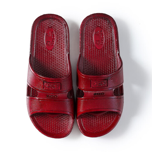 
Yunyouli (yunyouli) autumn and summer home red oil student dormitory comfortable soft drag plastic blow-blown outdoor slippers casual flip-flops 869 44