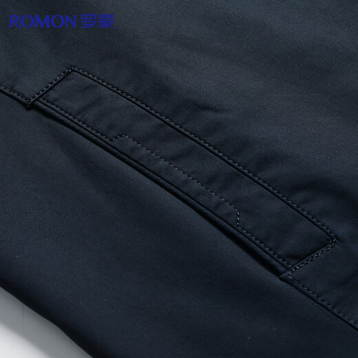 Romon 100% reine Baumwolljacke für Männer mittleren und jungen Menschen Frühlings- und Herbstmäntel für Workwear Casual Revers Daddy Anzug Herrenjacke Hemd