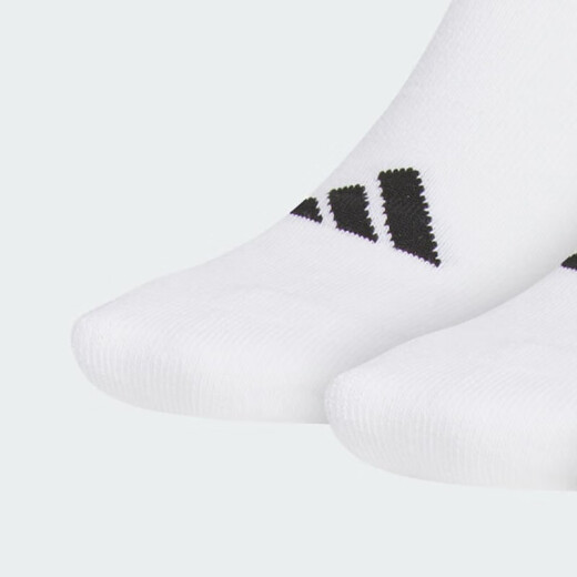 adidas运动纯色篮球袜男女长筒袜吸汗跑步袜耐磨透气毛巾底休闲训练袜 JN4867【三双装白色高筒袜】 XL-鞋码46-48