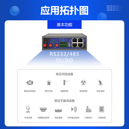 ZLWL Intelligent IoT industrial grade 4G/5G router edge computing gateway RS232/485 serial port 1 channel IO remote network control collection remote debugging PLC module 5G version does not include WiFi