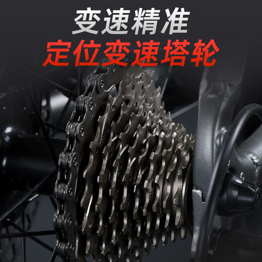 Raleigh Lanling Road Bike Innen in der Hidden Line Aluminiumlegierung erwachsene Männer und Frauen Teenager Student Racing Bike Night Shadow Knight Gray Integrierte Hidden Line 700C (geeignet für Höhe 165-195 cm) 16 Geschwindigkeit Blaupause R3 Gate Transformation Line Disc Disc