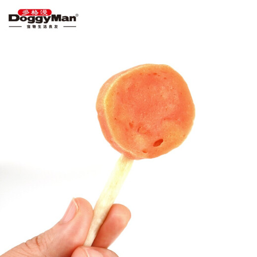 Doggyman New Dog Snacks Lactobacillus Lollipops for Dogs Pet Molar Teeth Cleaning Chews 18g Beef Cheese*12 Count