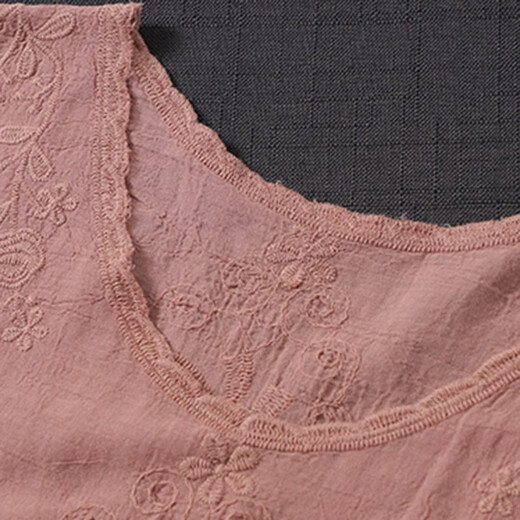 Yijinboshe Weste für Frauen Retro literarische Stickereien Innere Baumwolle Leinen Lose Frauen lässig Top einfache farbige vielseitige Slim Weste Hosenträger Gurt außerhalb Sommer dünne ärmellose Basishemd Tee Farbe Durchschnittsgröße