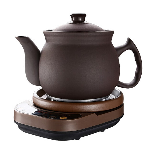 Kang Yashun decoction pot, Chinese medicine pot, fully automatic unglazed purple sand pot, traditional Chinese medicine pot, electric casserole, health pot, household traditional Chinese medicine pot K5L pot + base K 5L