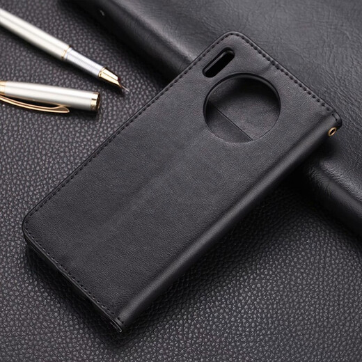 Yazunshi Huawei mate30 mobile phone case flip-top leather case Huawei Mate30Ppro fall protection case full-cover soft case card-enabled men's and women's wallet model [brown] Mate30