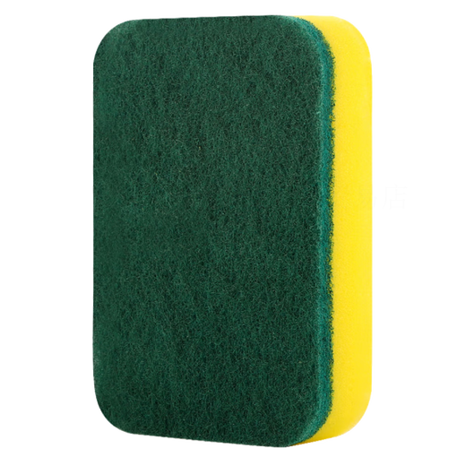 Enlarged scouring pad, dishwashing sponge, cleaning brush, magic dishwashing sponge, kitchen sponge block, 2 pieces, upgraded model, enlarged and thickened, rich in foaming
