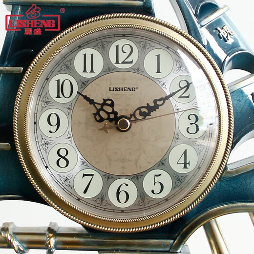 
Lisheng (LISHENG) Lishen smooth clock household living room simple clock Chinese creative ornament clock large table clock S983WM (anti-anti-bronze rust)