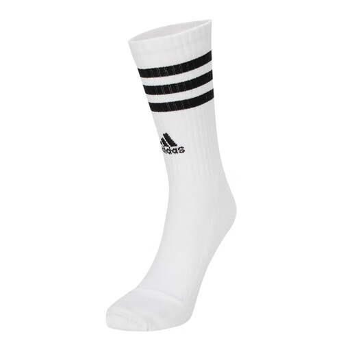 Adidas Men's Socks Women's Socks Outdoor Sports Socks Running Fitness Trendy Socks Training Breathable Socks White/Breathable S (Recommended Size 36-39)