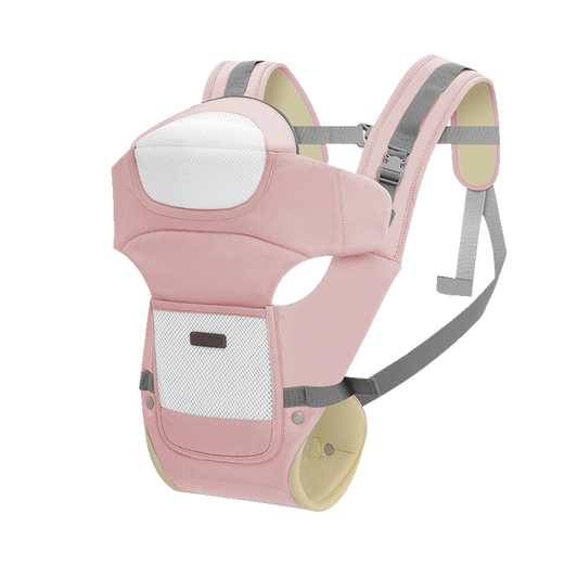 Omenwei baby carrier waist stool baby walking baby holding artifact front hug type multifunctional four-season universal baby carrier cherry blossom pink