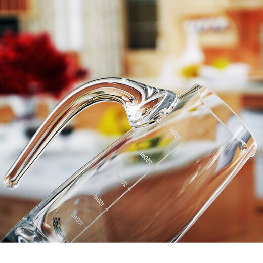 Katav white wine glass dispenser set lead-free crystal glass with graduated wine glass bullet cup Maotai cup spirit glass handmade wine dispenser 1 pot 300ml