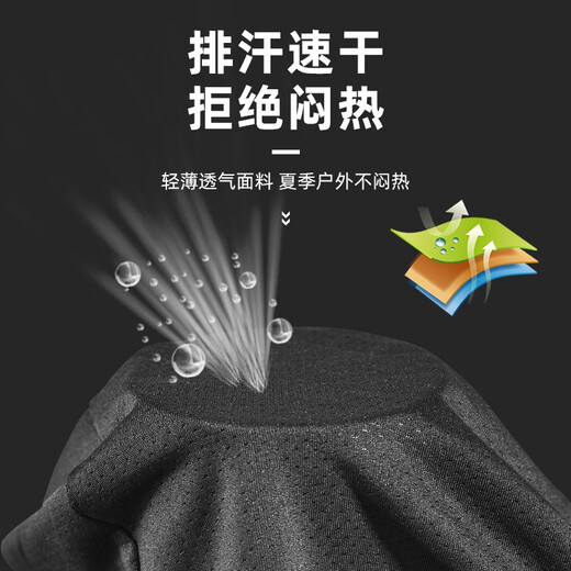 ROGTYO自行车骑行服夏季短袖骑行背带短裤速干排湿轻盈骑行穿戴装备 黑色短袖上衣 L