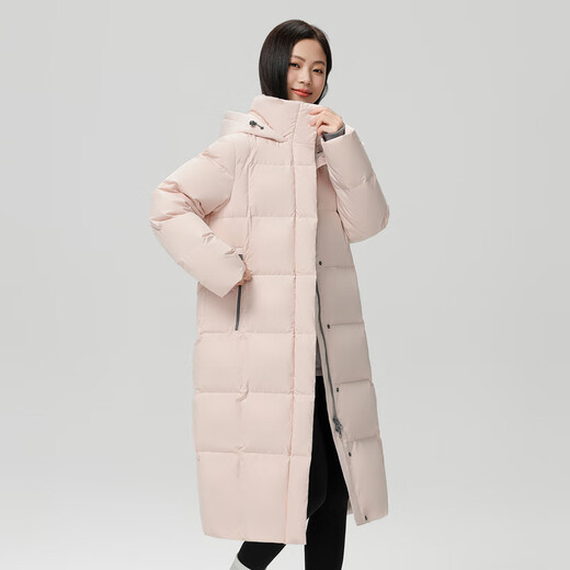 Fliegen im Schnee [Goosevelt] neue Mode und vielseitige große Taschen, große Long -Kapuzen -Frauen -Down -Jacke für Frauen, Bewa Powder 1695 M 165/88A