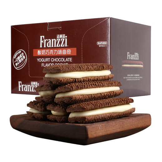 法丽兹（Franzzi）夹心曲奇饼干零食超市礼包点心糕点休闲食品酸奶味690g