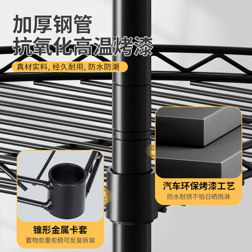 Kawai Triangle Rack Kitchen Storage Rack Pot Rack Bathroom Corner Rack Bathroom Corner Rack Corner Storage Rack Storage Rack Powder-[35*35*120]C1484