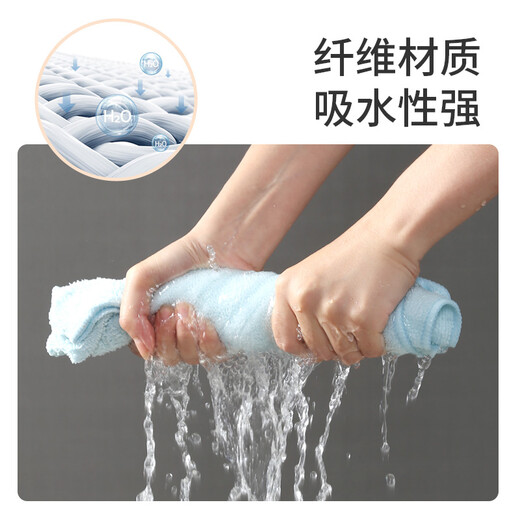 Meiya kitchen rags 40*40cm 5 pieces household cleaning dust cloth increased and thickened glass mirror surface is not easy to leave marks