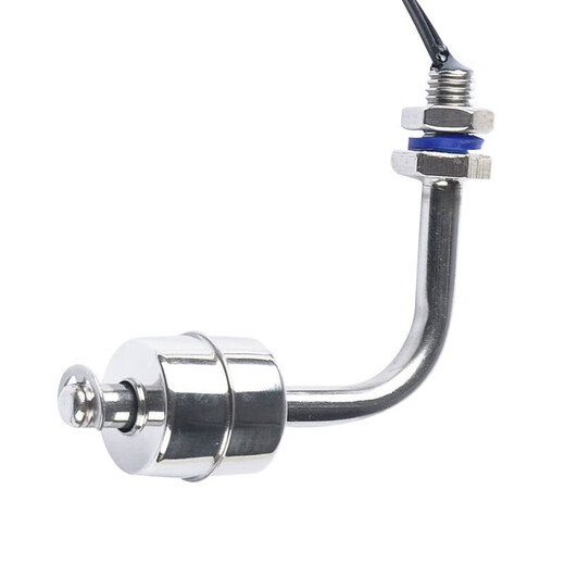 伊莱科（ELECALL） 浮球开关 水位控制器 侧装式不锈钢弯管小型浮子 自动液位开关 杆长122mm ESC12210 2A1(220V以下)
