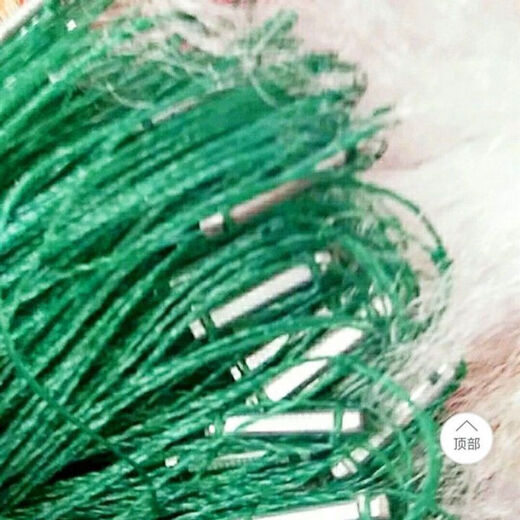 Vinoa wire mesh fishing net three-layer carp and silver carp large fish net three-layer sunken net single layer small white strip hanging fish net three-layer sunken net 2 fingers 30 meters long 1.2 meters high