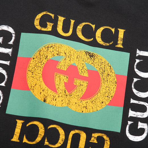 Gucci pattern cotton short-sleeved T-shirt 475740 X3G17 1060 4A/4 years old/104cm