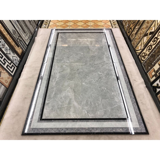 
XMSJ Foshan floor tiles 15 cm wave wire living room wave wire floor tiles line decorative skirting line 150x800 150x800 microcrystalline waveguide 15869