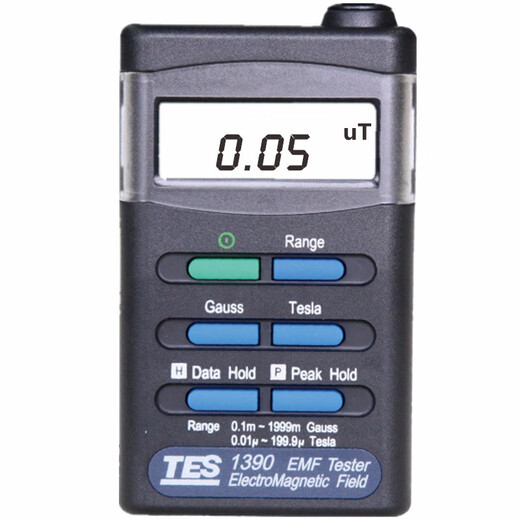 TES Taiwan electromagnetic wave radiation detector household radiation tester high voltage line computer home appliance radiation gauss meter Taiwan Taishi TES1390 (low frequency 30-300Hz