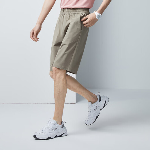 JD.com [anti-wrinkle quick drying] casual pants for men in summer pants for men in loose shorts for men in work pants quick drying khaki 34