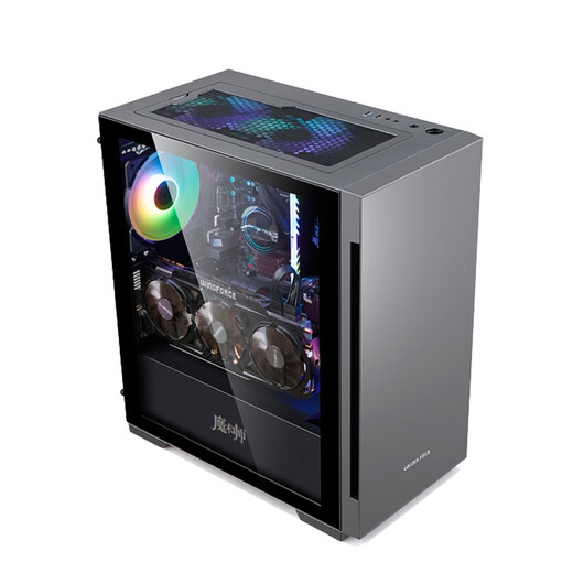 Cangying's new product Core Ultra9 285K/i9 14900K/64G/RTX3090 24G graphics card desktop game design computer rendering AI assembly machine deep learning machine host + 27-inch curved screen set of four 14900K丨2TB丨3090 24G