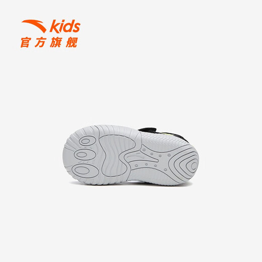 ANTA Children's Sandals 2023 Summer New Baby Boys' Shoes Breathable and Easy to Bend Baotou Beach Shoes Mall Same Style Baby Boy Chip Gray/Black/Green-3 24 Sizes