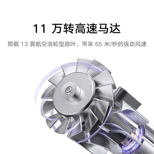 MIJIA Secador de cabello de iones de agua de alta velocidad H701 Control de temperatura inteligente 110,000 rpm Motor de alta velocidad 65m/s Fuera de viento eólico Mantenimiento de iones de aguja de doble aguja secador de cabello MIJIA Soploque de iones de agua de alta velocidad H701 Color